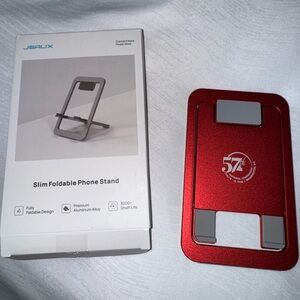 SORORITY ONLY Red Slim Foldable Phone Stand convention holder
